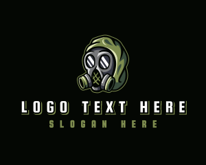 Gas Mask Gaming Avatar logo