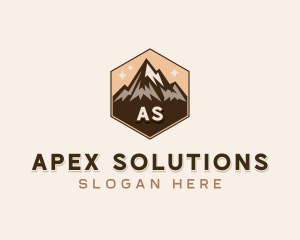 Mountain Peak Hiker  Logo