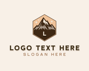 Mountain Peak Hiker  Logo