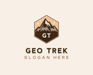 Mountain Peak Hiker  logo design