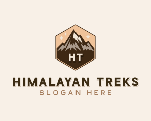 Mountain Peak Hiker  logo design