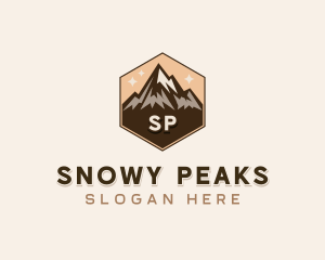 Mountain Peak Hiker  logo design