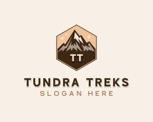 Mountain Peak Hiker  logo design