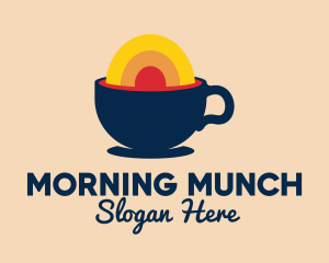 Sunny Morning Coffee Cafe logo design