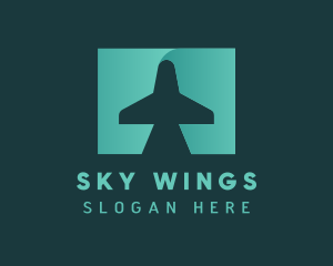 Logistics Cargo Plane logo design