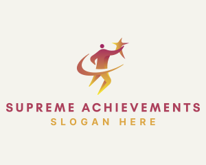 Human Star Coaching Success logo design