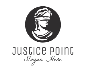 Blindfolded Woman Legal Justice logo