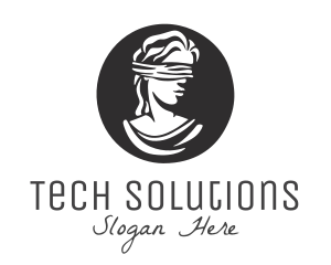Blindfolded Woman Legal Justice logo