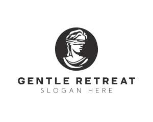Blindfolded Woman Legal Justice logo