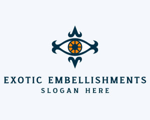 Mystical Tribal Eye logo design