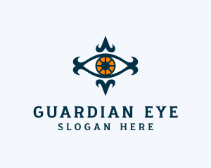 Mystical Tribal Eye logo design