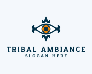 Mystical Tribal Eye logo design