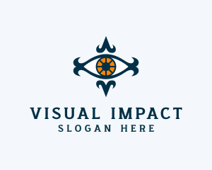 Mystical Tribal Eye logo design