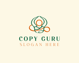 Yoga Zen Meditation logo design