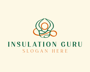 Yoga Zen Meditation logo design