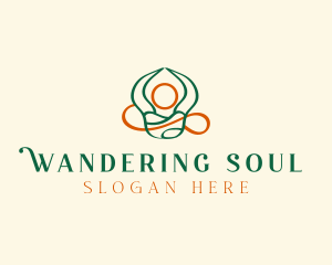 Yoga Zen Meditation logo design