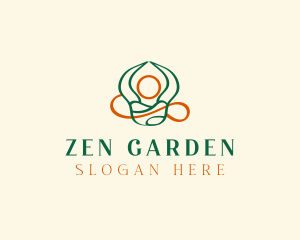 Yoga Zen Meditation logo design