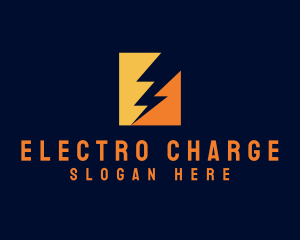 Electric Lightning Bolt  logo design