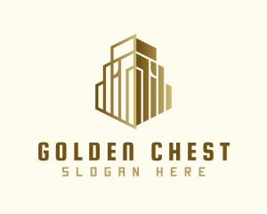 Golden Residential Tower logo design