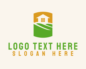 Landscaping House Garden  Logo