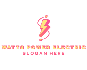 Electricity Bolt Power Adapter logo