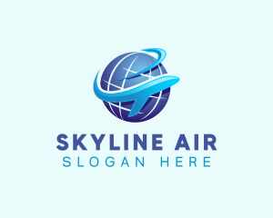 Travel Airline Globe Logo