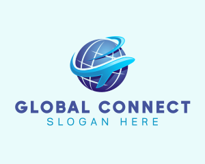 Travel Airline Globe logo