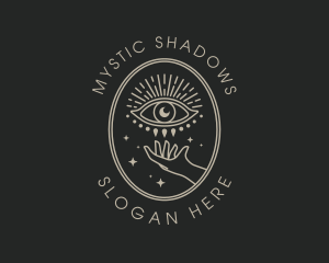 Mystical Eye Hand logo design