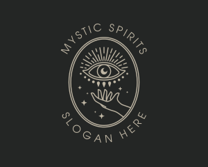 Mystical Eye Hand logo design