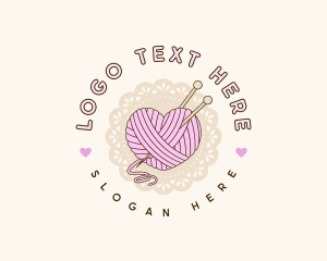Crafty Heart Knitting logo
