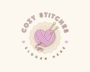 Crafty Heart Knitting logo