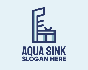 Bathroom Sink Interior  logo design