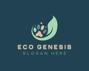 Eco Pet Grooming logo design