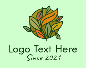 Autumn - Autumn Leaf Garden logo design