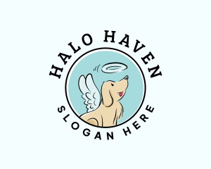 Dog Wings Halo logo