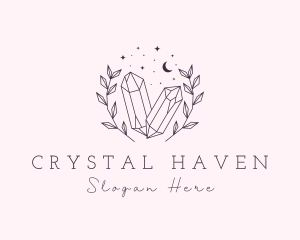 Leaf Spiritual Crystals logo