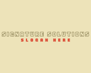 Generic Retro Brand logo