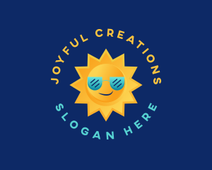 Happy Summer Sun logo