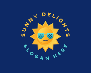 Happy Summer Sun logo