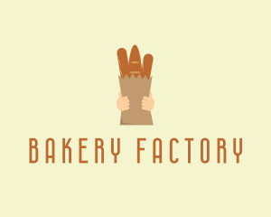 Baguette Bread Bakery logo design