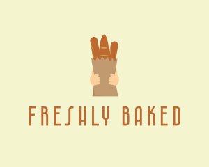 Baguette Bread Bakery logo design