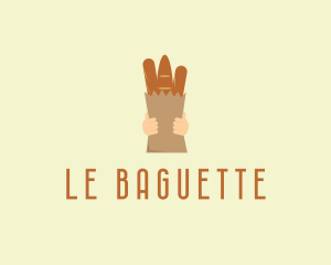 Baguette Bread Bakery logo design