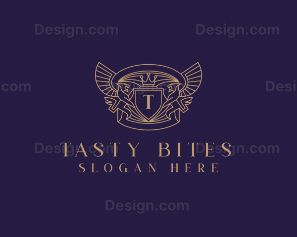 Elegant Griffin Heraldry Logo