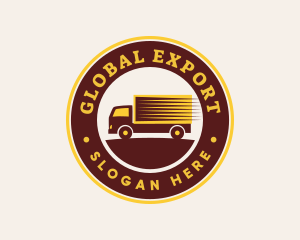 Delivery Truck Logistics logo design