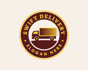 Delivery Truck Logistics logo design