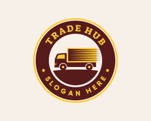 Delivery Truck Logistics logo design