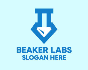 Blue Lab Flask Diamond logo