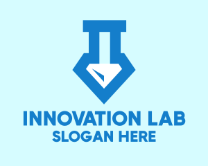 Blue Lab Flask Diamond logo