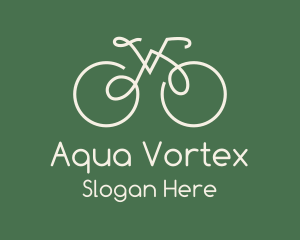 Green Bicycle Bike logo design