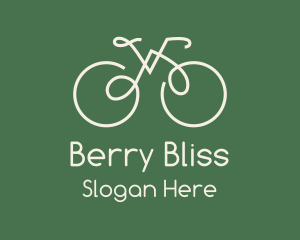 Green Bicycle Bike logo design